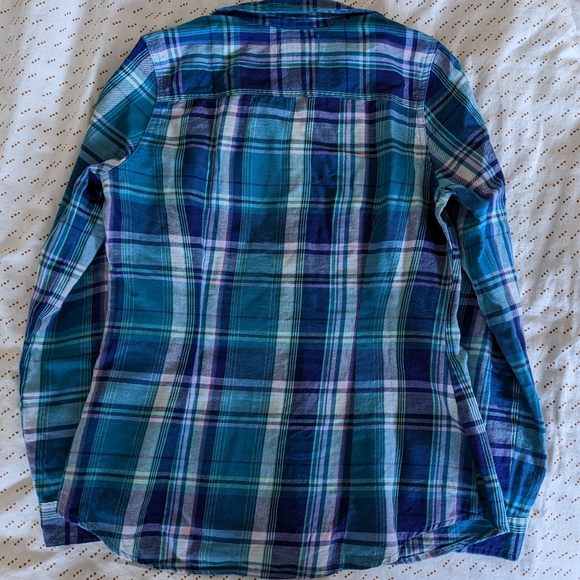Old Navy Plaid Button Up Shirt Size S - Picture 4 of 5